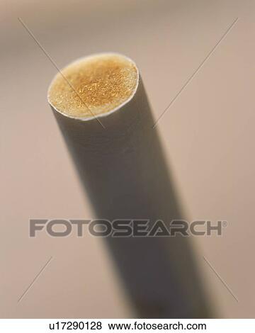 Stock Photo - Filter of cigarette, close up. Fotosearch