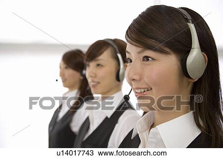 Stock Image - Operator. Fotosearch
