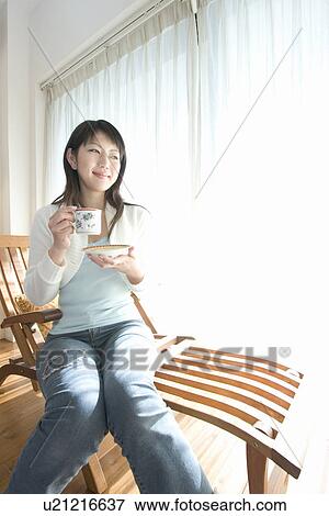 Tea break View Large Photo Image Stock Photo - Tea break. Fotosearch