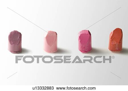 Lipstick, Four Different Colors View Large Photo Image Stock Image - Lipstick, Four Different Colors. Fotosearch
