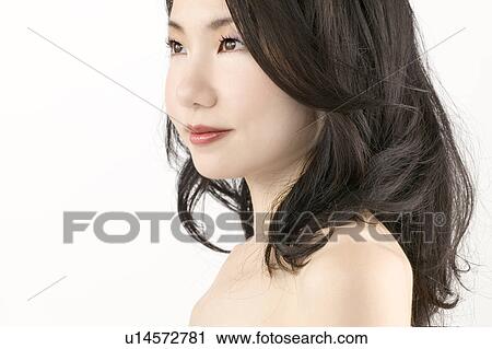 Young Woman Looking Away View Large Photo Image Stock Image - Young Woman Looking Away. Fotosearch
