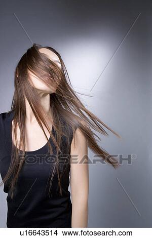 Picture - Young Woman Shaking Head. Fotosearch
