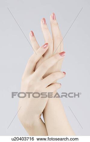 Stock Photograph - Young Women's Hands. Fotosearch