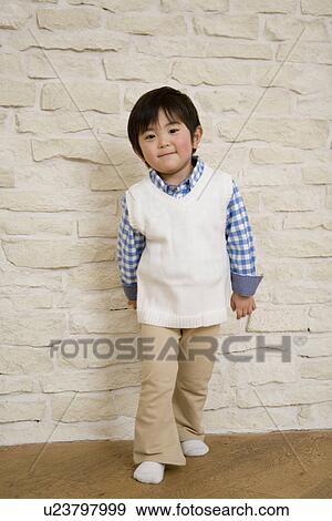Stock Photo - Portrait of a boy. Fotosearch