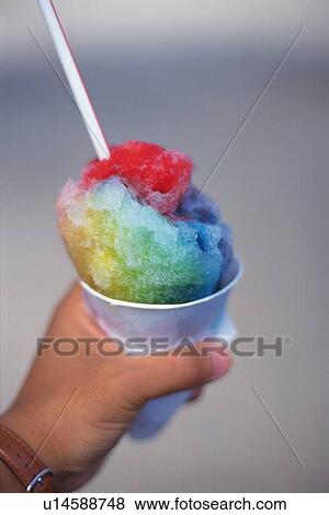 Stock Photo - Closed Up Image of a Frappe, High Angle View, Differential Focus. Fotosearch