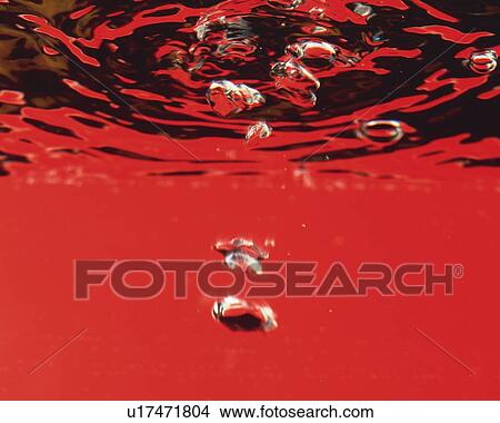 Bubble in Red Water, Low Angle View, Close Up, Differential Focus, In Focus, Out Focus, Toned Image, View Large Photo Image Picture - Bubble in Red Water, Low Angle View, Close Up, Differential Focus, In Focus, Out Focus, Toned Image,. Fotosearch