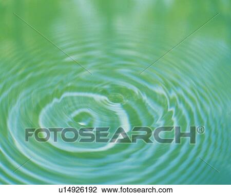 Stock Image - Ripple of Water, Close Up, Differential Focus, In Focus, Out Focus,. Fotosearch