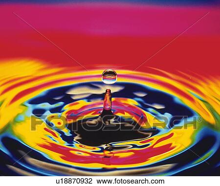 Stock Image - Ripple of Water, Close Up, Differential Focus, In Focus, Out Focus,. Fotosearch