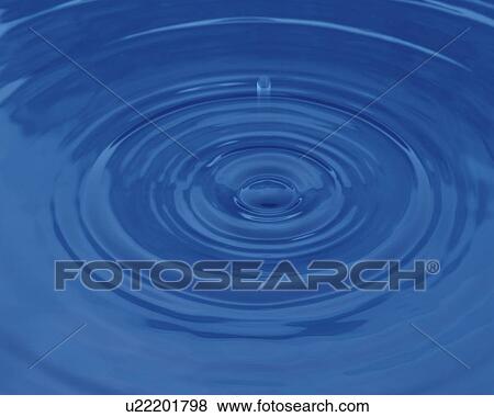 Stock Photo - Ripple of Water, Close Up, Differential Focus, In Focus, Out Focus, Toned Image, High Angle View,. Fotosearch