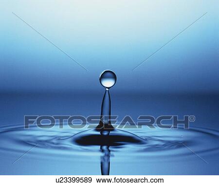 Stock Photo - Ripple of Water, Close Up, Differential Focus, In Focus, Out Focus, Toned Image. Fotosearch