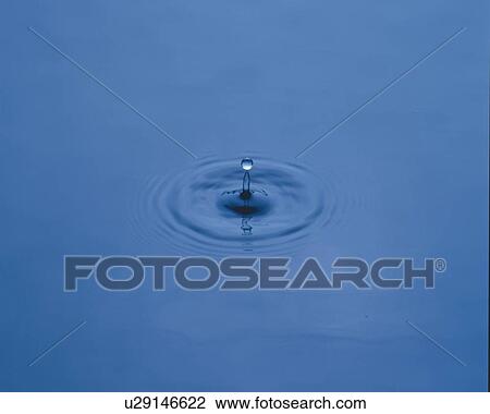 Stock Image - Ripple of Water, Close Up, High Angle View, Toned Image. Fotosearch