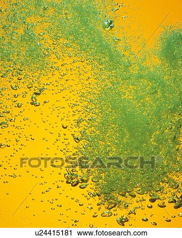 Stock Image - Bubble in Water, Close Up, Differential Focus, In Focus, Out Focus,. Fotosearch
