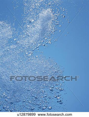 Stock Photo - Bubble in Water, Close Up, . Fotosearch