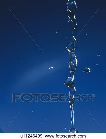 Stock Photo - Dropping Water, Close Up, . Fotosearch