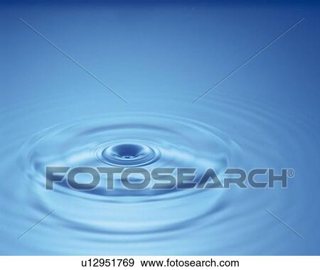 Stock Photo - Ripples of Water, Close Up, High Angle View, . Fotosearch