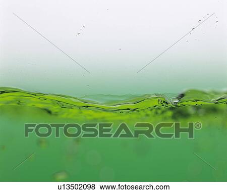 Stock Photo - Water Surface, Close Up, Side View, Differential Focus, In Focus, Out Focus,. Fotosearch