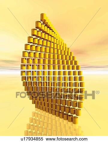 Circular Cylinders, CG, 3D View Large Illustration Stock Illustration - Circular Cylinders, CG, 3D. Fotosearch