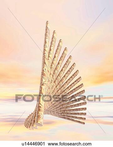 Columns, CG, 3D View Large Illustration Clip Art - Columns, CG, 3D. Fotosearch