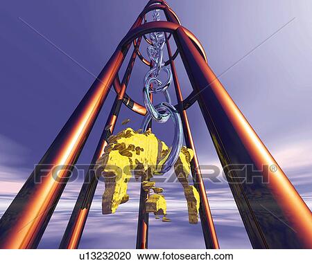 Clipart - Computer Graphics, 3D, Low Angle View. Fotosearch