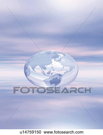 Globe, CG, 3D View Large Illustration Clipart - Globe, CG, 3D. Fotosearch