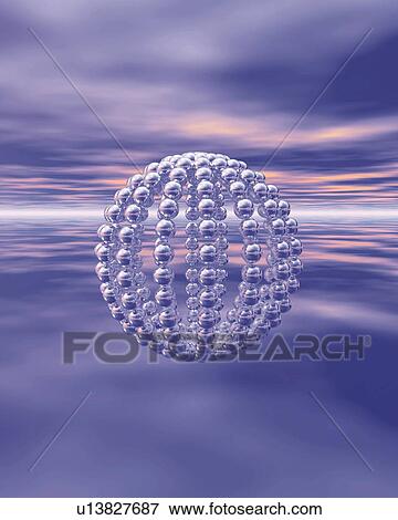 Spheres, CG, 3D View Large Illustration Stock Illustration - Spheres, CG, 3D. Fotosearch