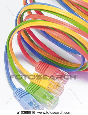 Colorful Cables, High Angle View, View Large Photo Image Stock Photograph - Colorful Cables, High Angle View,. Fotosearch
