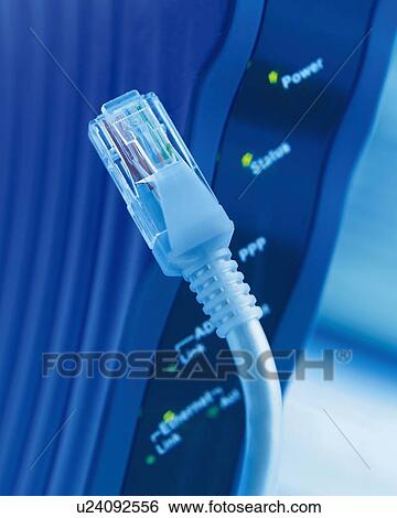 Modem and Cable, Close Up, Differential Focus, In Focus, Out Focus, Toned Image View Large Photo Image Stock Photograph - Modem and Cable, Close Up, Differential Focus, In Focus, Out Focus, Toned Image. Fotosearch