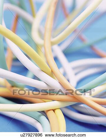 Tangled Colorful Cable Codes, Close Up, Differential Focus, In Focus, Out Focus View Large Photo Image Stock Photograph - Tangled Colorful Cable Codes, Close Up, Differential Focus, In Focus, Out Focus. Fotosearch