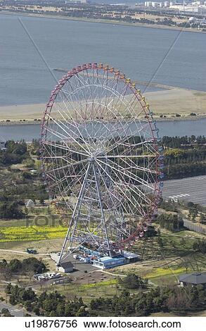 Ferris Wheel, Aerial View, Pan Focus View Large Photo Image Stock Photograph - Ferris Wheel, Aerial View, Pan Focus. Fotosearch