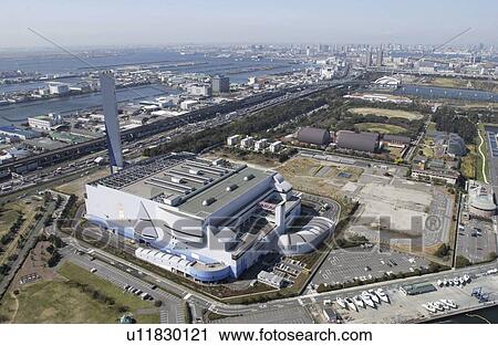 Stock Image - Koto Industrial Area, Aerial View, Pan Focus. Fotosearch