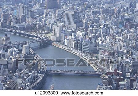 Ryogoku Area, Aerial View, Pan Focus View Large Photo Image Stock Image - Ryogoku Area, Aerial View, Pan Focus. Fotosearch