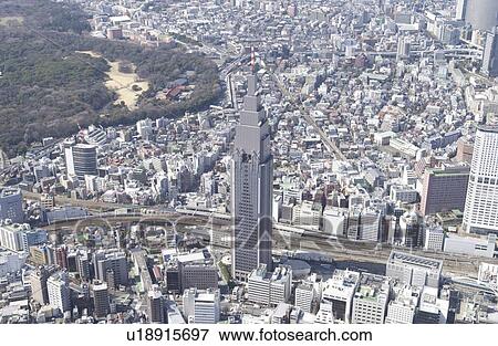 Yoyogi Area, Aerial View, Pan Focus View Large Photo Image Stock Photo - Yoyogi Area, Aerial View, Pan Focus. Fotosearch