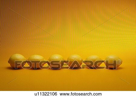 Six Lemons, Copy Space View Large Photo Image Stock Photograph - Six Lemons, Copy Space. Fotosearch