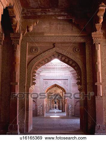 Stock Photo - Archway in a palace, Hujra, Fatehpur Sikri, Uttar Pradesh, India. Fotosearch