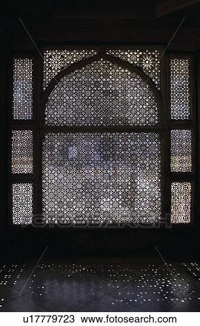 Interiors of an Islamic shrine, Dargah Of Sheikh Salim Chisti, Fatehpur Sikri, Uttar Pradesh, India View Large Photo Image Stock Image - Interiors of an Islamic shrine, Dargah Of Sheikh Salim Chisti, Fatehpur Sikri, Uttar Pradesh, India. Fotosearch