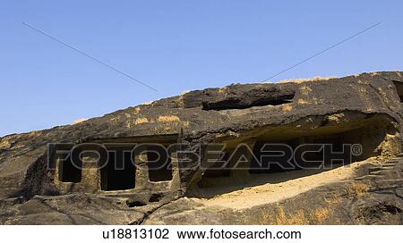 Low angle view of a cave, Kanari Cave, Mumbai, Maharashtra, India View Large Photo Image Stock Image - Low angle view of a cave, Kanari Cave, Mumbai, Maharashtra, India. Fotosearch