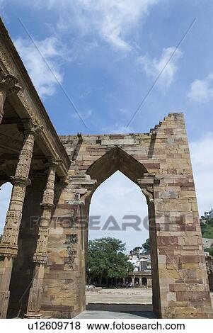 Low angle view of the archway of an ancient building View Large Photo Image Stock Photo - Low angle view of the archway of an ancient building. Fotosearch