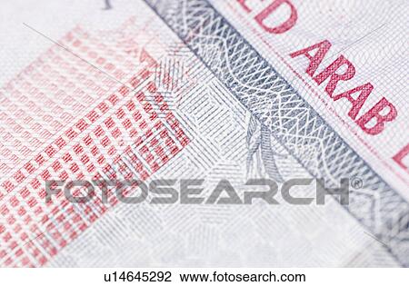 Stock Image - Close-up of Arab banknotes. Fotosearch