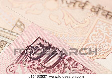 Close-up of Indian fifty rupee banknotes View Large Photo Image Stock Photo - Close-up of Indian fifty rupee banknotes. Fotosearch