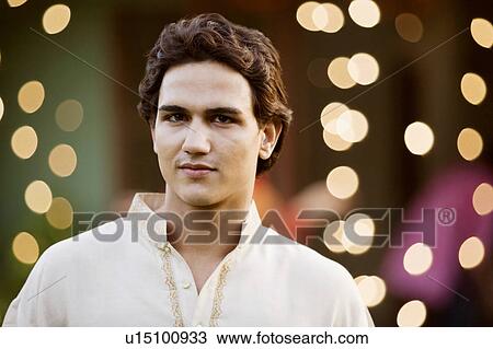 Stock Image - Portrait of a young man. Fotosearch