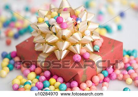 Close-up of a gift View Large Photo Image Stock Image - Close-up of a gift. Fotosearch