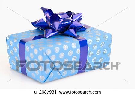 Stock Image - Close-up of a gift. Fotosearch