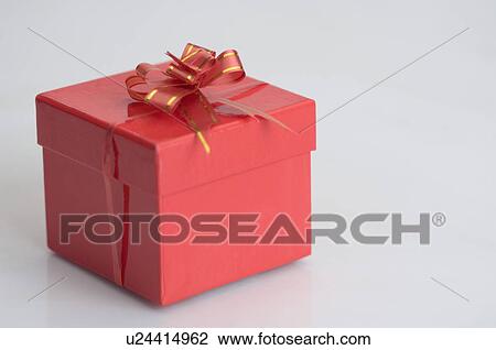 Stock Image - Close-up of a gift. Fotosearch