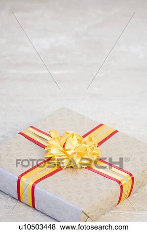 Close-up of a gift View Large Photo Image Stock Photo - Close-up of a gift. Fotosearch