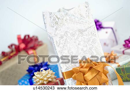 Close-up of gifts View Large Photo Image Stock Image - Close-up of gifts. Fotosearch