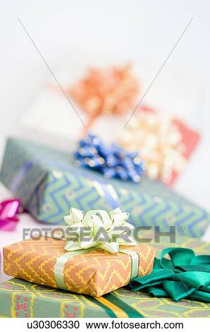 Close-up of gifts View Large Photo Image Stock Image - Close-up of gifts. Fotosearch