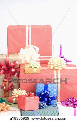 Stock Photo - Close-up of gifts. Fotosearch