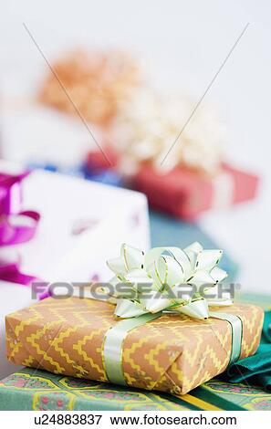 Stock Photo - Close-up of gifts. Fotosearch