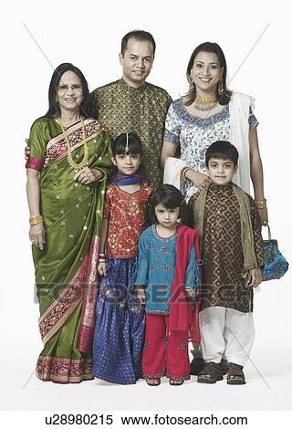 Portrait of a family standing together View Large Photo Image Stock Photography - Portrait of a family standing together. Fotosearch