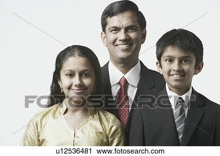 Portrait of a mature man with his son and daughter View Large Photo Image Stock Image - Portrait of a mature man with his son and daughter. Fotosearch